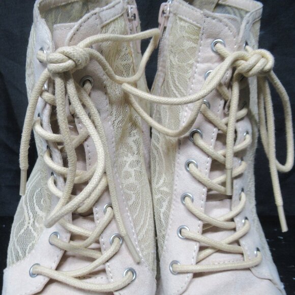 Charlotte Russe Lace Booties - Picture 5 of 10